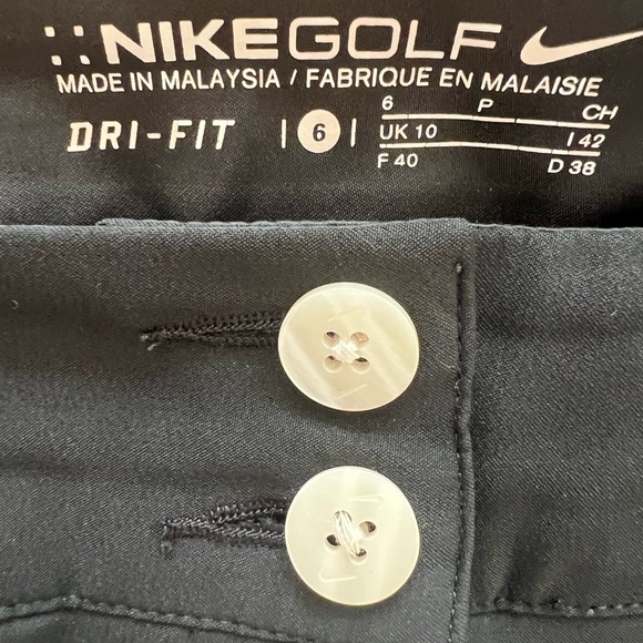 Nike Dri-Fit Golf Skirt Black Size 6 - Picture 2 of 6